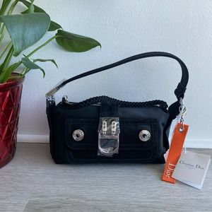 Christian Dior Satin Small Flight Bag Purse NWT